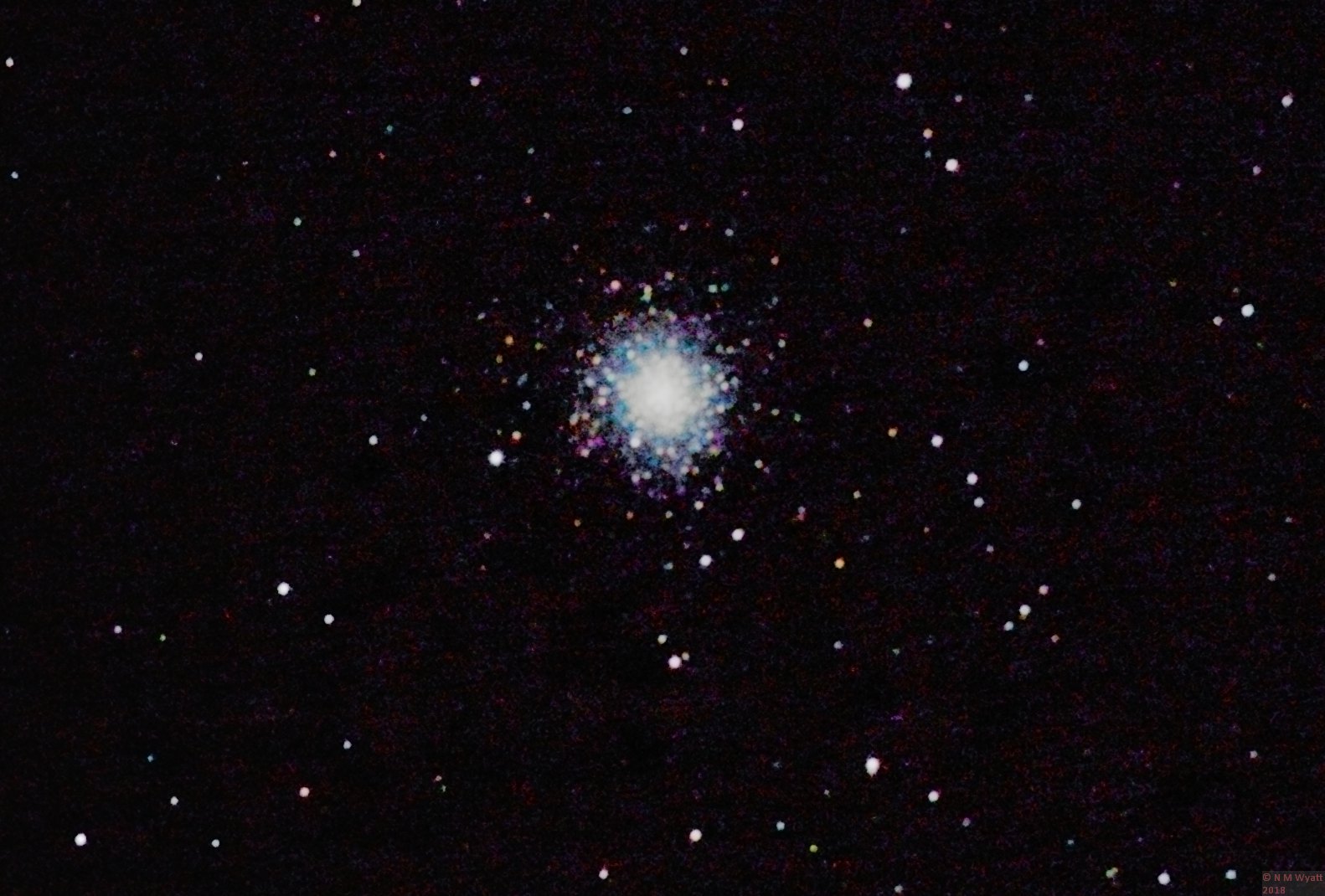 Messier 2, a globular cluster in Aquarius