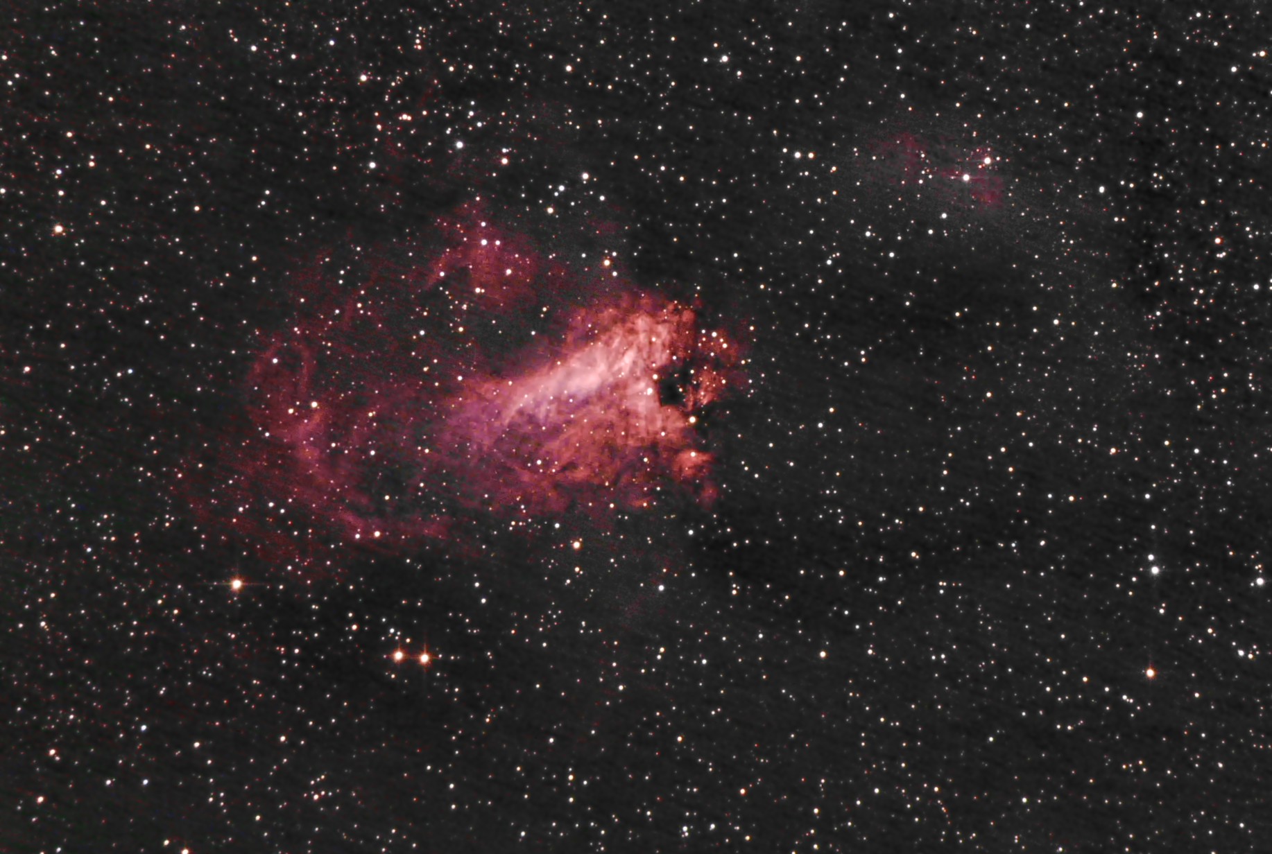 The Swan or Omega Nebula M17