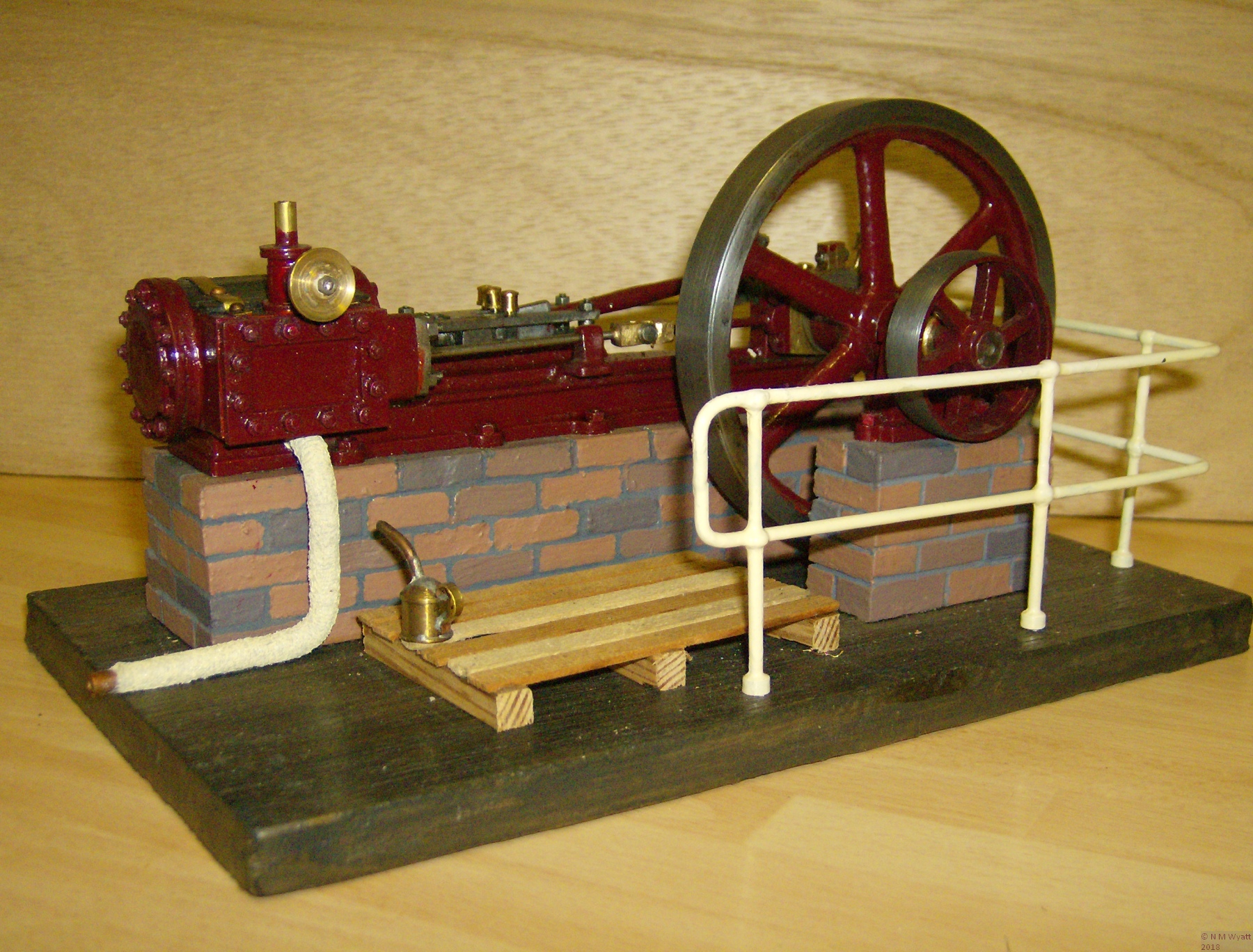 Buxton horizontal steam engine