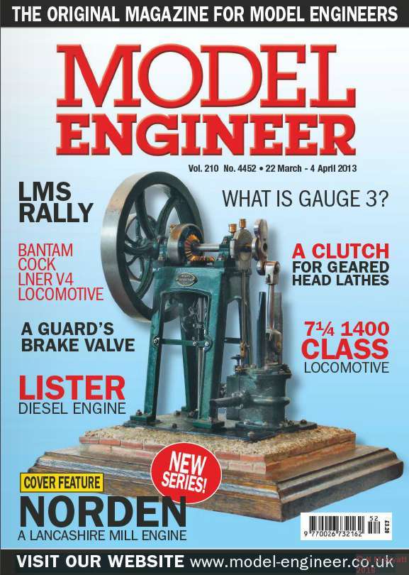 Norden on the cover of Model Engineer issue 4456