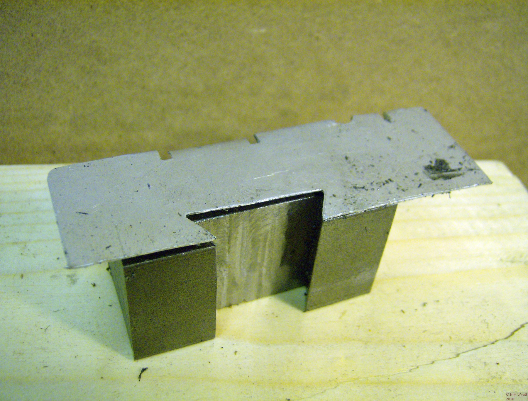 The dovetail template